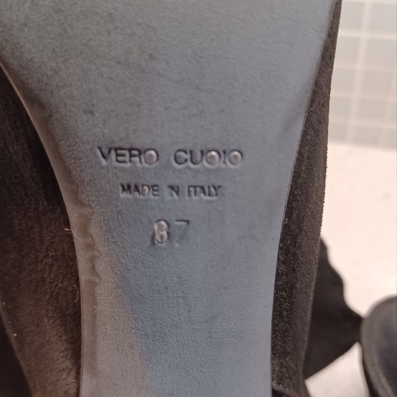 GIUSEPPE Zanotti x Thakoon peep toe ankle bootie heels with laces shoes - Picture 10 of 11